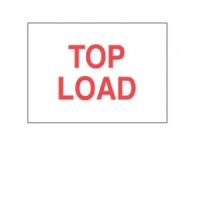 "TOP LOAD" Label 