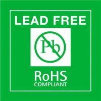 "LEAD FREE RoHS COMPLIANT" Label  