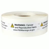 Cancer & Reproductive Warning Labels