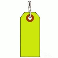 #3 Fluorescent Pre-Wired Tags (3 3/4\
