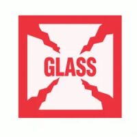Fragile "Glass" Label  