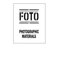 "FOTO PHOTOGRAPHIC MATERIALS" Label 