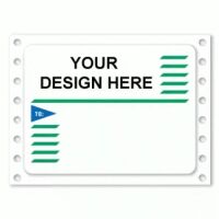 Green & Blue Colored Border Arrow Label (CLML-10)