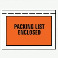 "Packing List Enclosed" Envelopes 7" x 5.5"