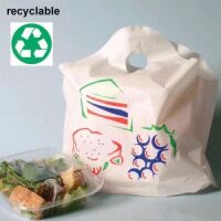 Pre-Printed Take Out Bag with Bell Top Handles