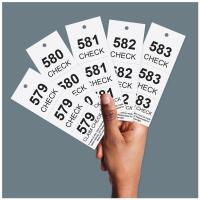 Coat Check Tags