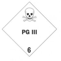 "PG 6" - D.O.T. Label 
