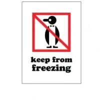"Keep From Freezing" Label  
