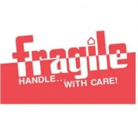 "FRAGILE HANDLE WITH CARE" Label 