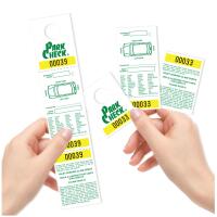 Parking & Claim Check Tags, White, 2 1/2\