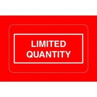 "Limited Quantity" Label 