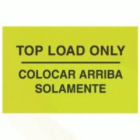 "TOP LOAD ONLY" Bilingual Label 