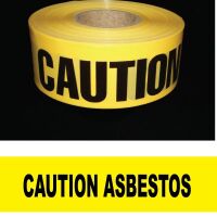 Caution Asbestos Tape