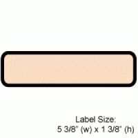 Blank Patient Chart ID Labels