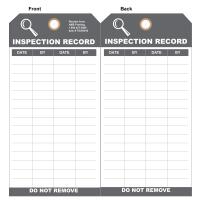 Weatherproof Plastic Inspection Tags