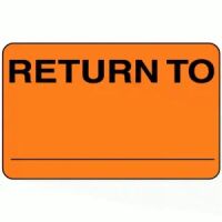 "RETURN TO" Label 