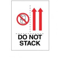 "DO NOT STACK" Label 