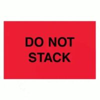 "DO NOT STACK" Label 