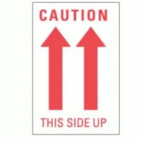 "Caution This Side Up" Arrow Label 