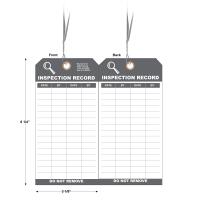 Weatherproof Plastic Inspection Tags