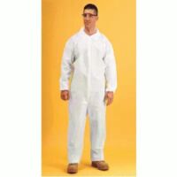 Coveralls with attached Hoods