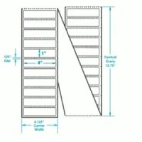 4" x 1" Thermal Transfer Labels Fanfolded 