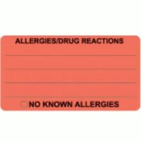 ALLERGY Alert Labels