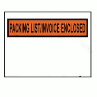 Packing List/Invoice Enclosed Envp. 7x5.5 (T/L)