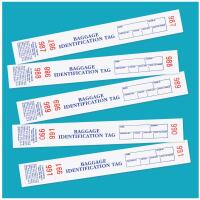 Cohesive Bag Identification Tags