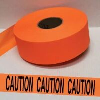 Caution Caution Caution Tape, Fl. Orange 