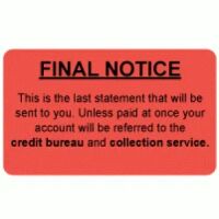 Billing & Collection Labels