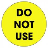 "DO NOT USE"