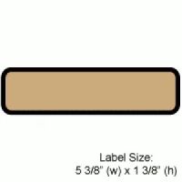 Blank Patient Chart ID Labels