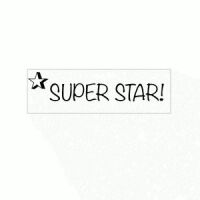"SUPER STAR" Self Inking Rubber Stamp