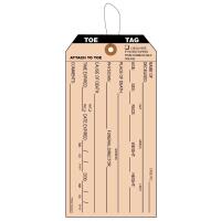 Morgue Toe Tags with String