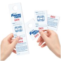 Parking & Claim Check Tags, White, 2 1/2\