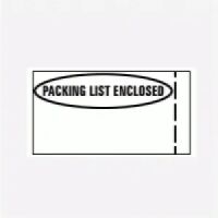 "Packing List Enclosed" Envelopes 5.25" x 8"