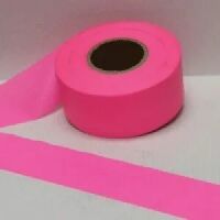 Solid colors Fluorescent Tape. (No Text),Fl. Pink