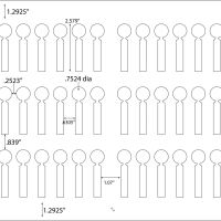 3/4" x 2.57142857"