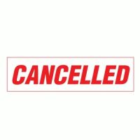 "CANCELLED" Self Inking Rubber Stamp
