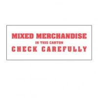 "Mixed Merchandise In This Carton Check" Label 