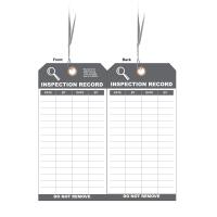Weatherproof Plastic Inspection Tags
