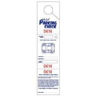 Parking & Claim Check Tags, White, 2 1/2\