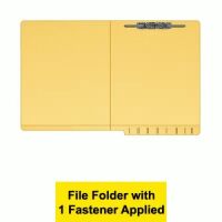 Undercut File Folders with Fasteners