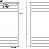 5 13/16" x 21/32"