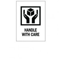 "HANDLE WITH CARE" Label 