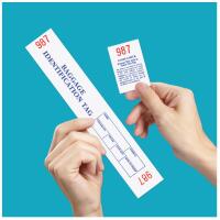 Cohesive Bag Identification Tags