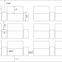 Up to 2.79" x 1.3"