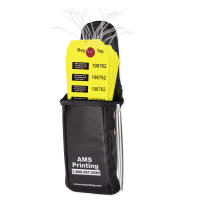Brown Colored Tag Holder