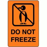 "DO NOT FREEZE" Label 